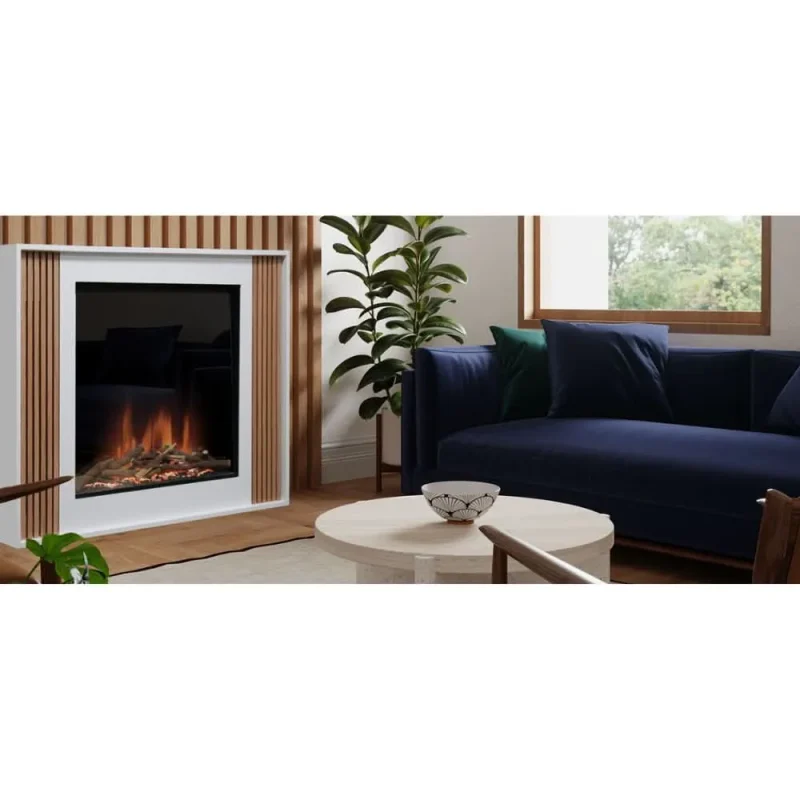 evonic rivera 125 electric fireplace suite evsuriv125