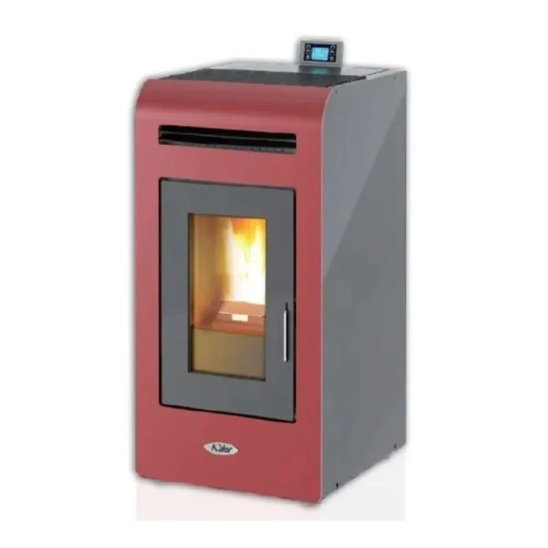 fabia 12kw red wood pellet stove fab 12r