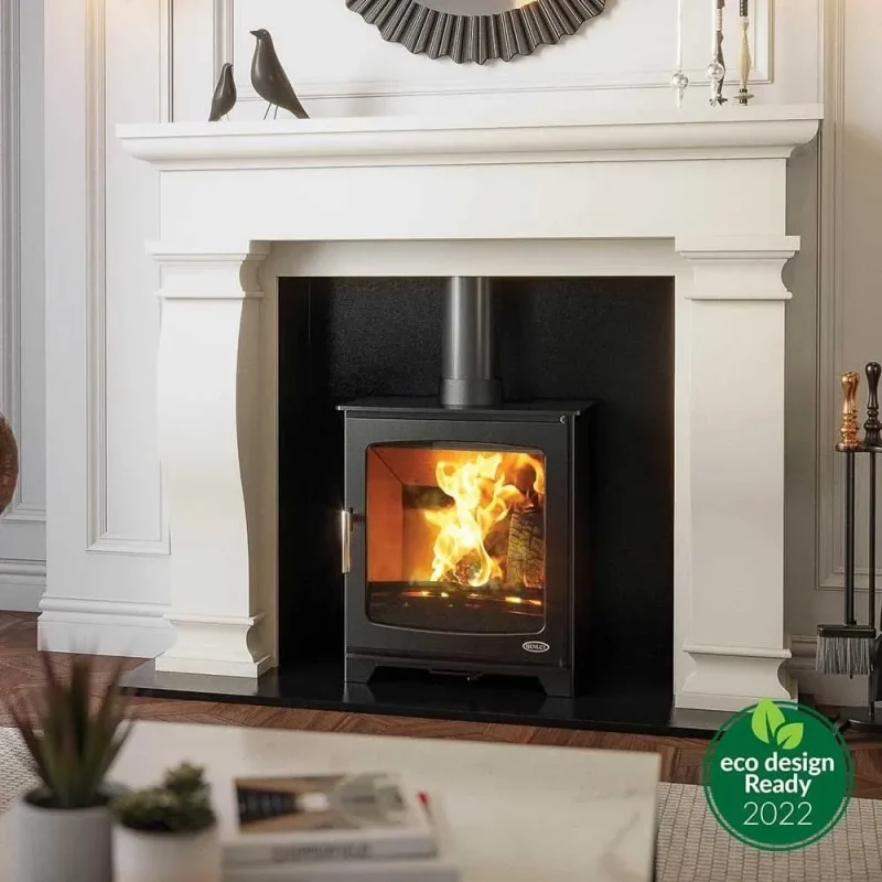 hazelwood 5 landscape wood stove matt black eco friendly heating