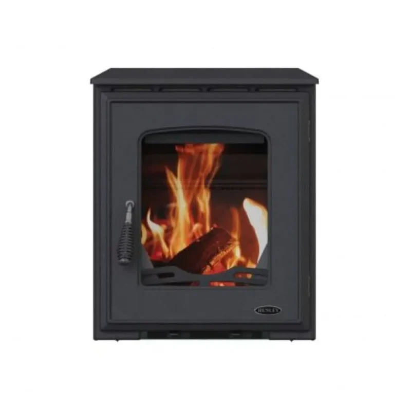 henley castlecove 4 6kw multi fuel stove matt black st428