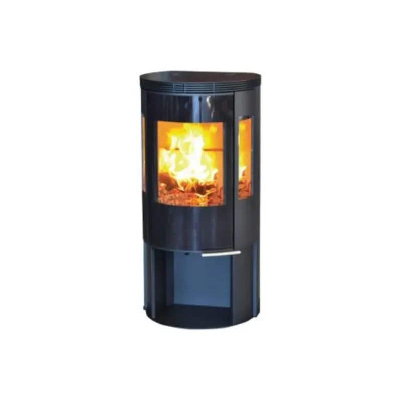 henley elite g4 7 7kw eco stove matt black st448