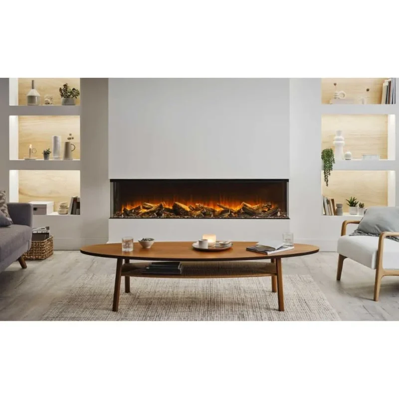 henley forest 1900 electric fire with deluxe log set