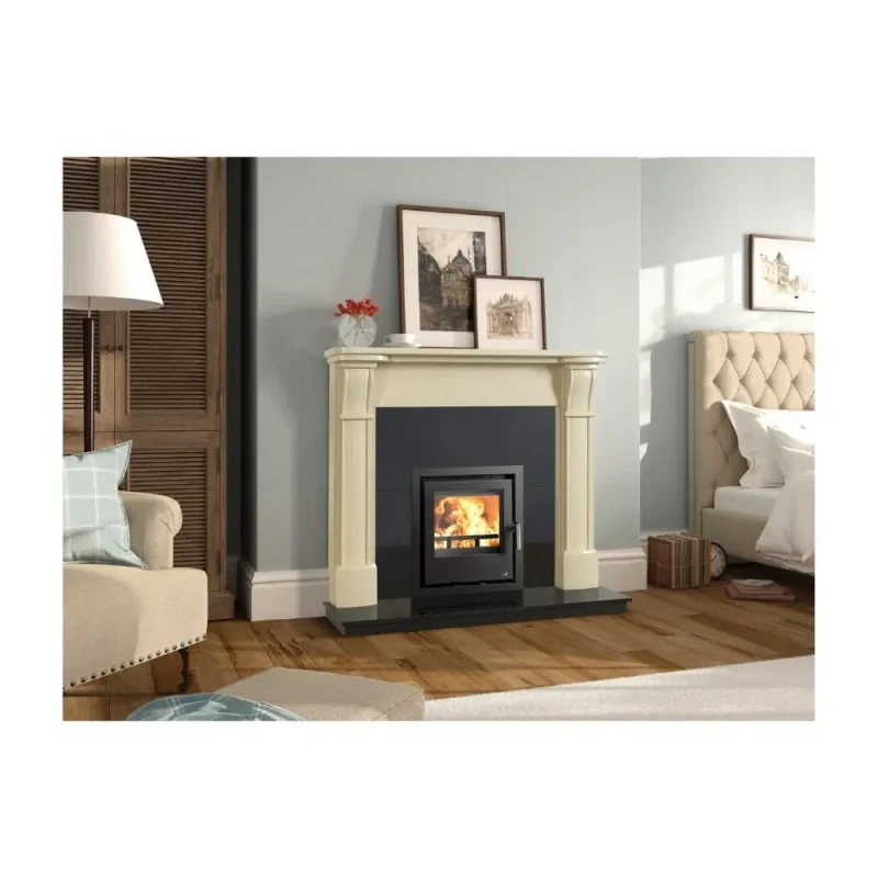 henley lagos 4 5kw wood burning stove black st433