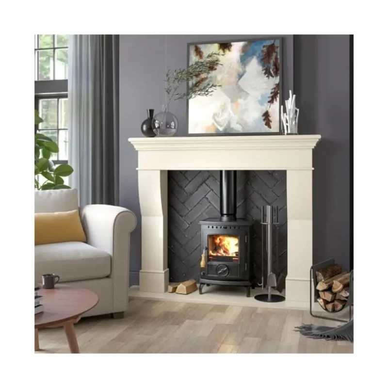 henley rosewood 5kw eco multi fuel stove matt black 1