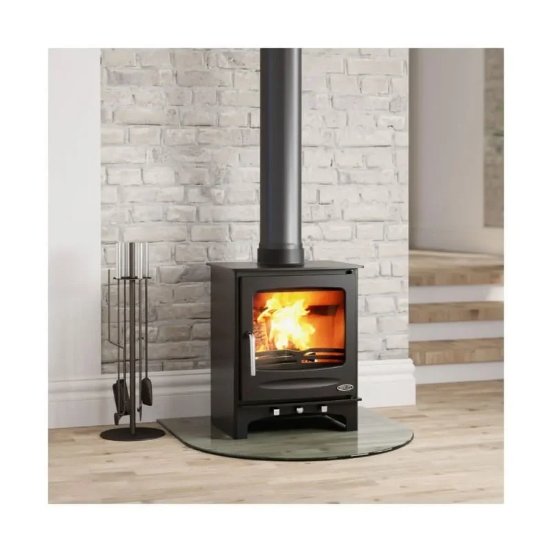 henley sherwood 7kw eco multi fuel stove in matt black