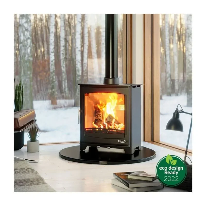 henley willow 6 7kw eco multi fuel stove matt black st402