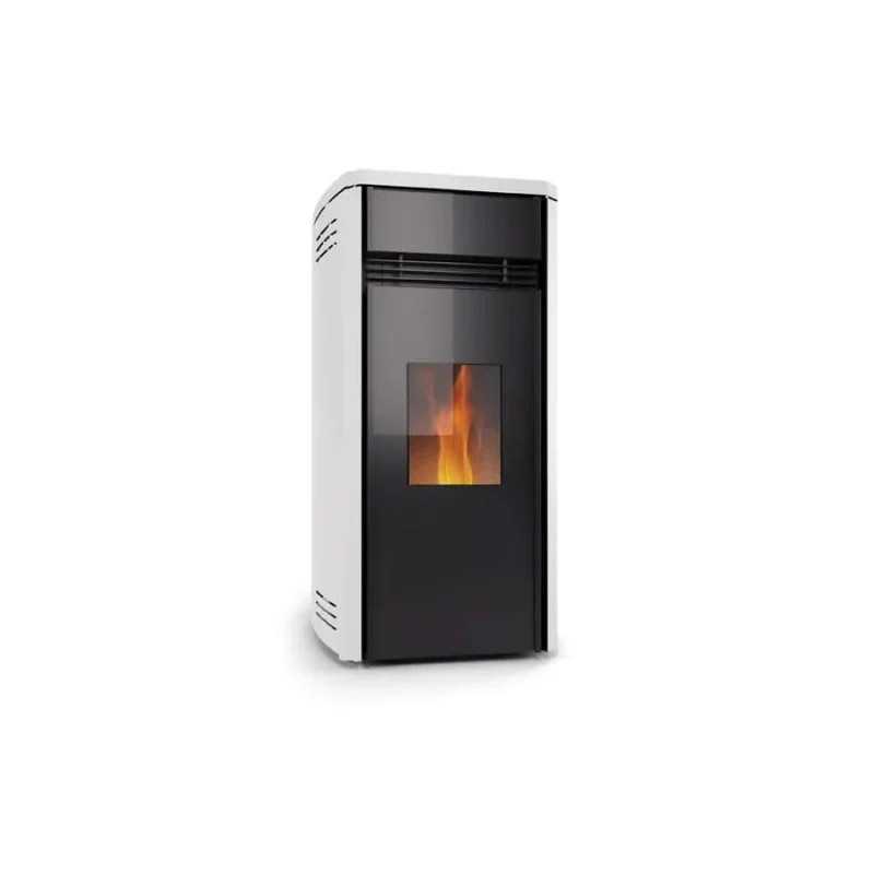 horus calore 13d2 wood pellet stove 12kw white duo coc13d2w