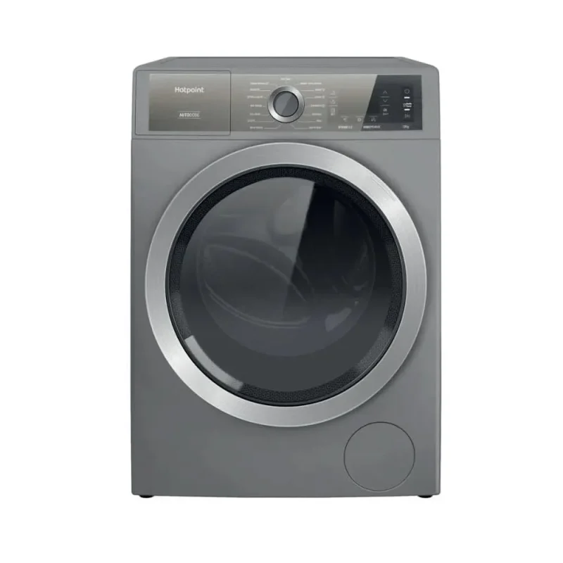 hotpoint 10kg 1400 spin silver washing machine h8 w046sb uk