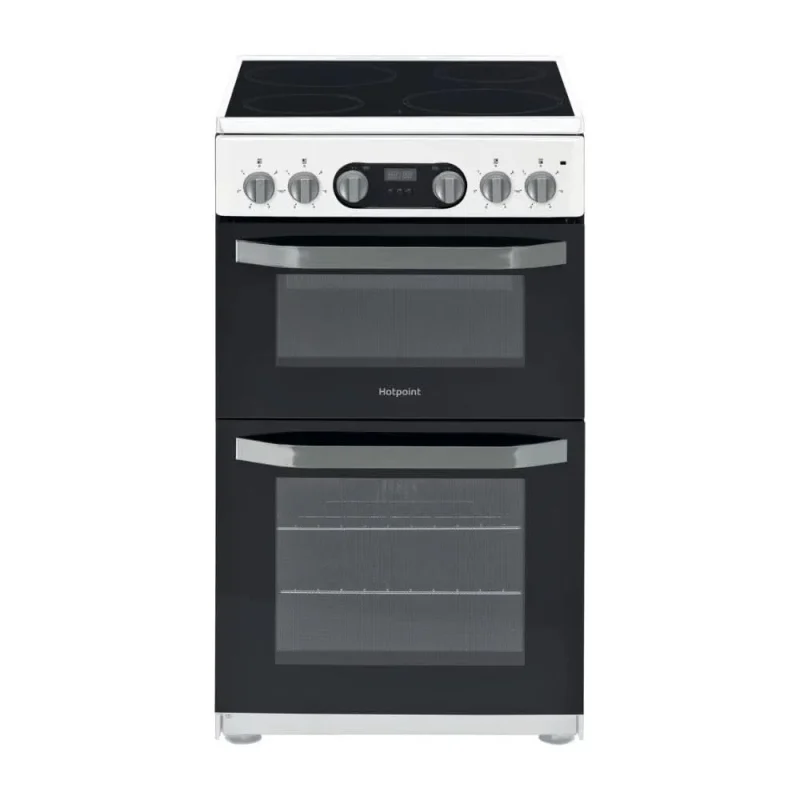 hotpoint 50cm white ceramic cooker hd5v93ccw uk