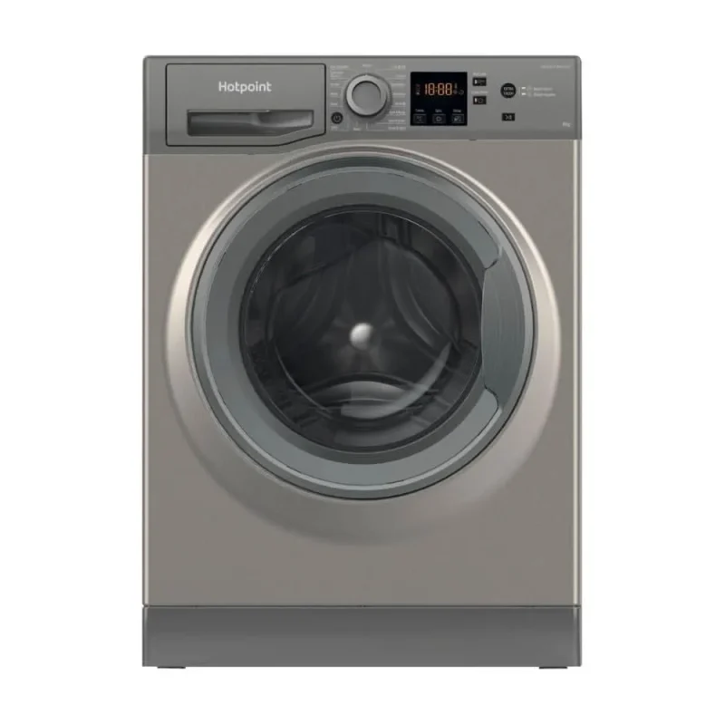 hotpoint 8kg graphite washing machine 1400 spin speed