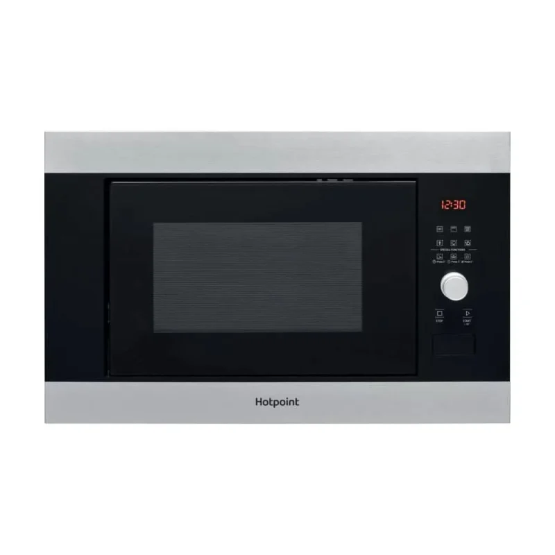 hotpoint 900w stainless steel microwave mf25g ix h