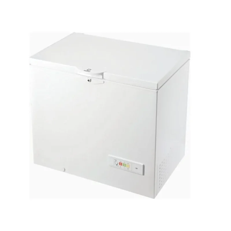 indesit 202l white chest freezer energy efficient os 1a 200 h2 1