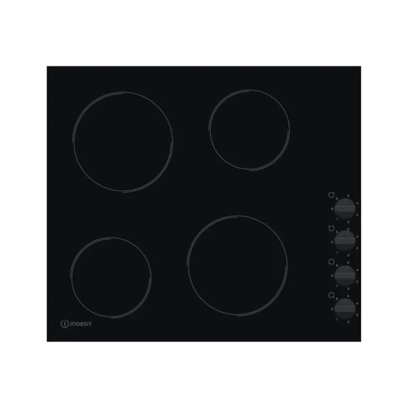 indesit 60cm black ceramic hob ri 860 c