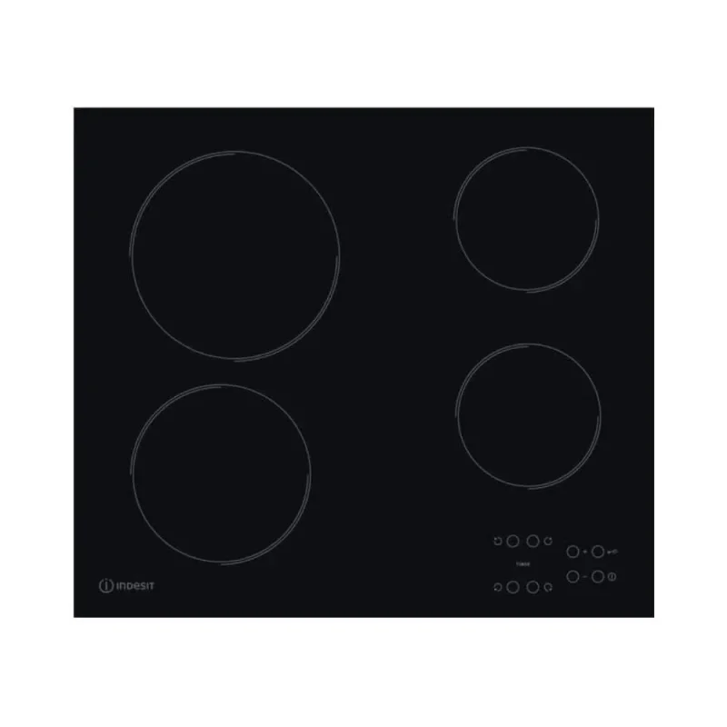 indesit 60cm black ceramic hob ri161c