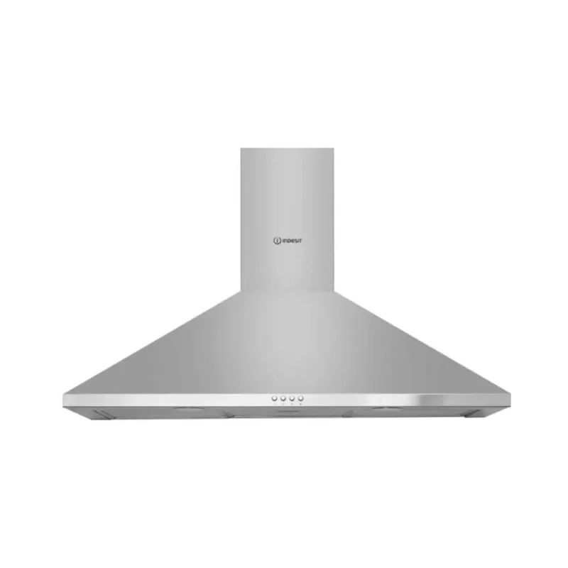 indesit 90cm stainless steel pyramid hood ihpc 9 5 lm