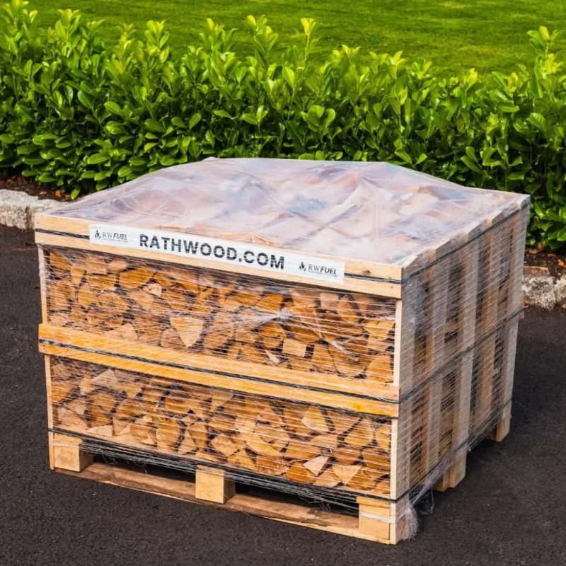 kiln dried oak firewood 1m 440kg pallet 4 rows