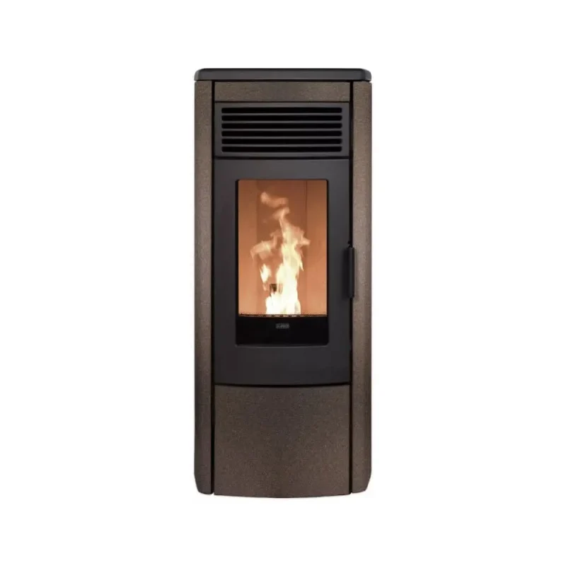 klover aura 100 wood pellet stove 9 5kw blanc kla100bl