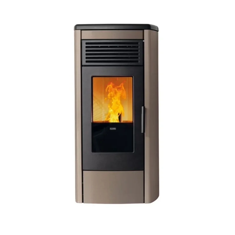 klover aura 120 wood pellet stove 9 5kw bronze model kla120b