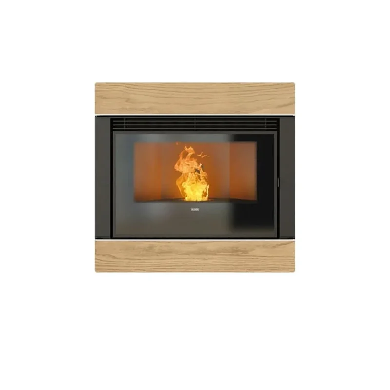 klover wave 110 wood pellet stove 10 7kw bronze insert klw110sb