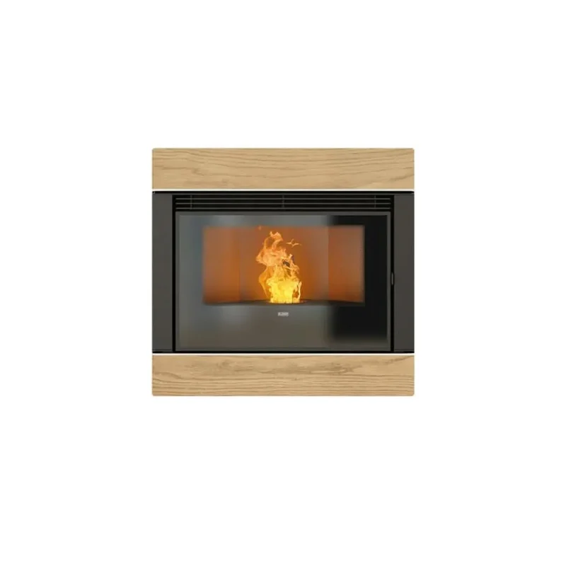 klover wave 110 wood pellet stove 10 7kw rovere finish