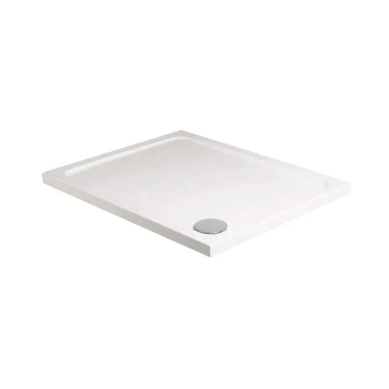 low profile 1000x760mm rectangular shower tray klp1076100