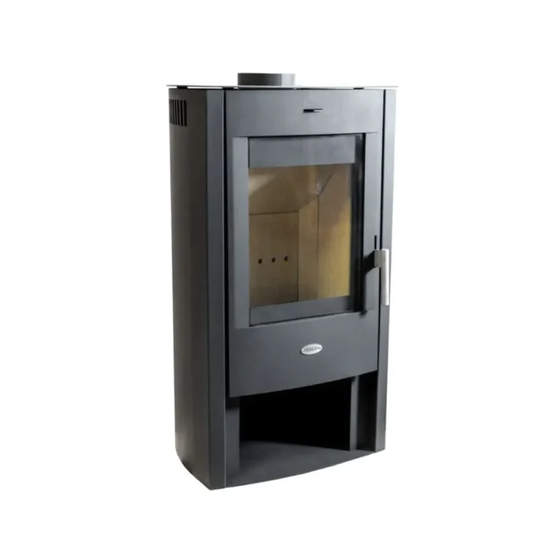 matt black henley salisbury 6 2kw steel stove st208