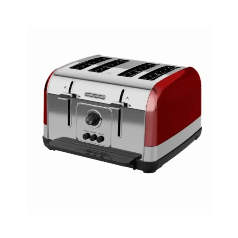 metallic red 4 slice toaster mr venture 240133