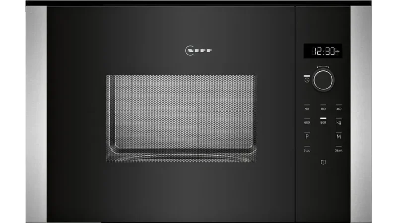 neff 800w black integrated microwave