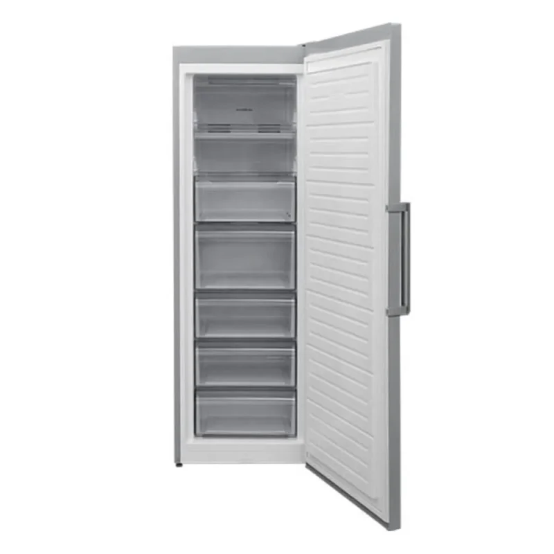 nordmende 186x60 stainless steel upright freezer