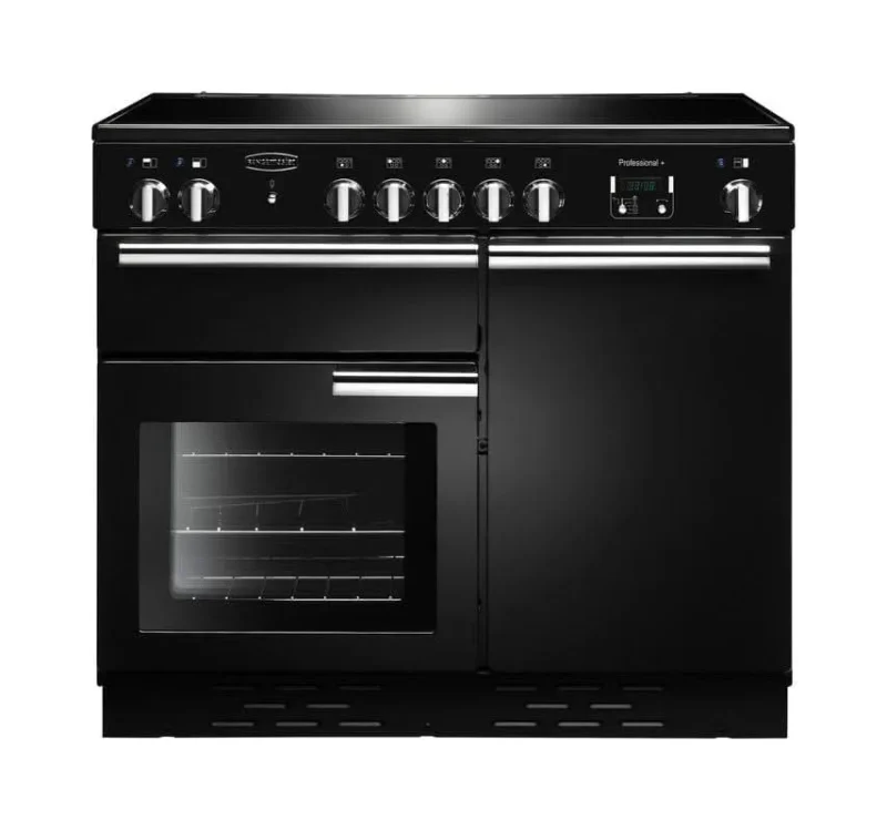 rangemaster 100 ceramic cooktop black w chrome trim