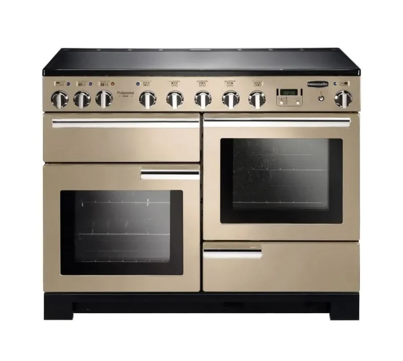 rangemaster 110 induction cooktop cream chrome trim pdl110eicr c