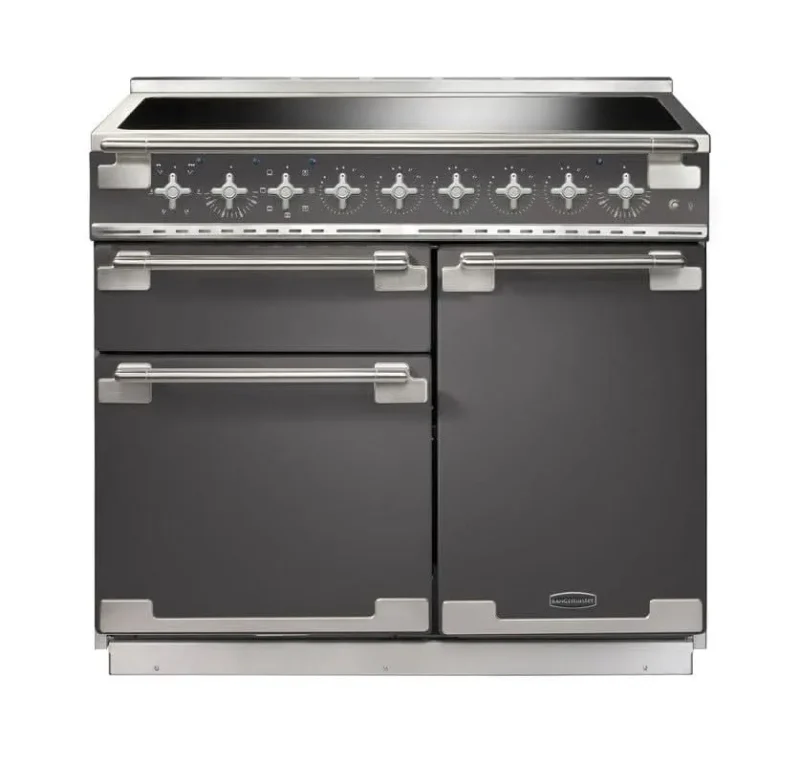 rangemaster elise 100 induction cooktop slate with chrome trim