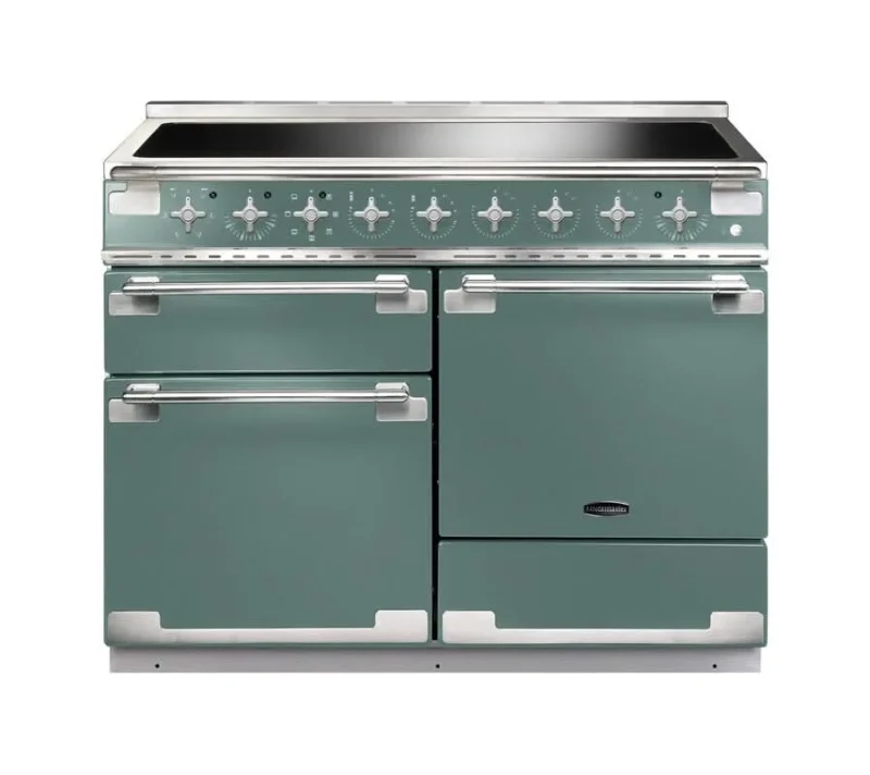 rangemaster elise 110 induction cooker mineral green with chrome trim