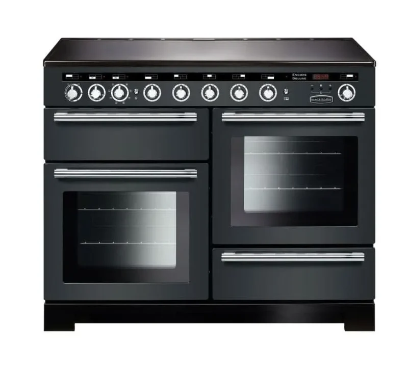 rangemaster encore deluxe 110 induction cooktop slate chrome trim