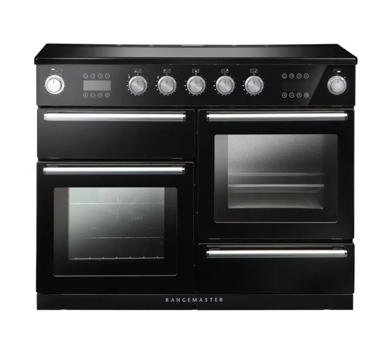 rangemaster nexus 110 steam oven induction black chrome trim