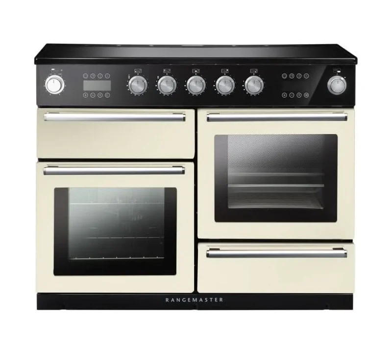 rangemaster nexus 110 steam oven induction ivory chrome trim