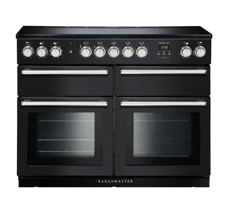 rangemaster nexus se 110 induction cooker charcoal black chrome trim nexse110eicb c