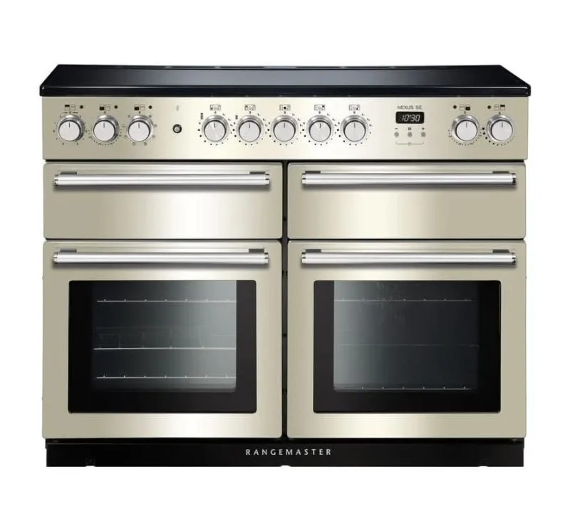 rangemaster nexus se 110 induction cooker ivory with chrome trim