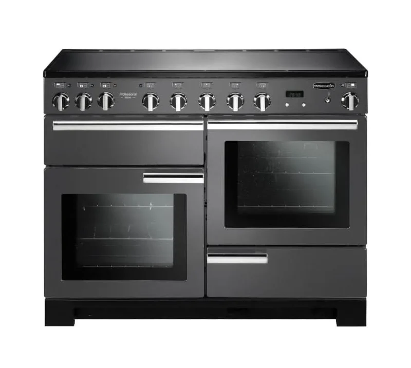 rangemaster professional 110 induction cooktop slate with chrome trim