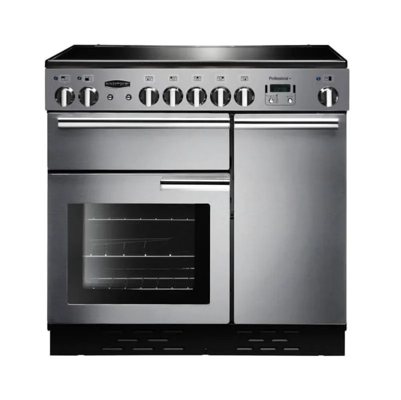 rangemaster professional 90 propane range ceramic stainless steel chrome trim