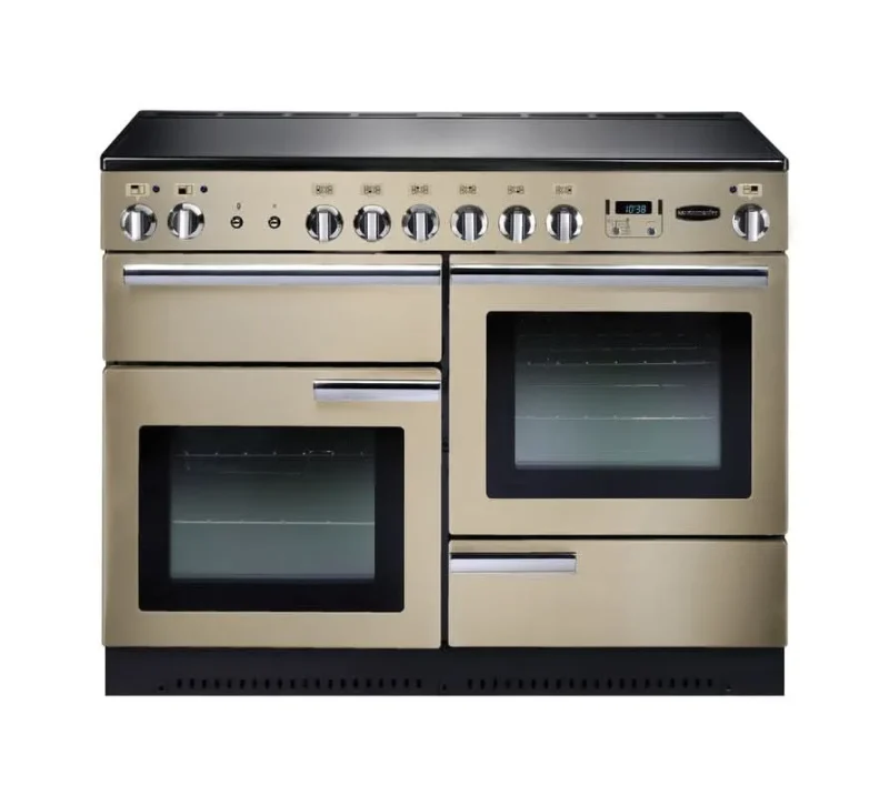 rangemaster professional plus 110 cream ceramic cooker with chrome trim