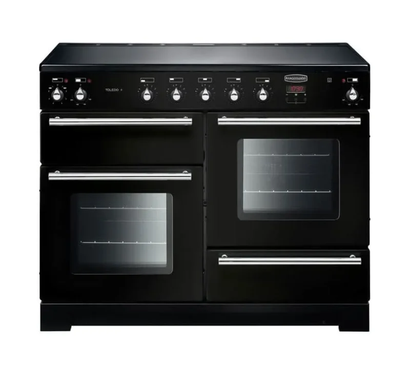 rangemaster toledo plus 110 induction cooker black chrome trim tolp110eigb c