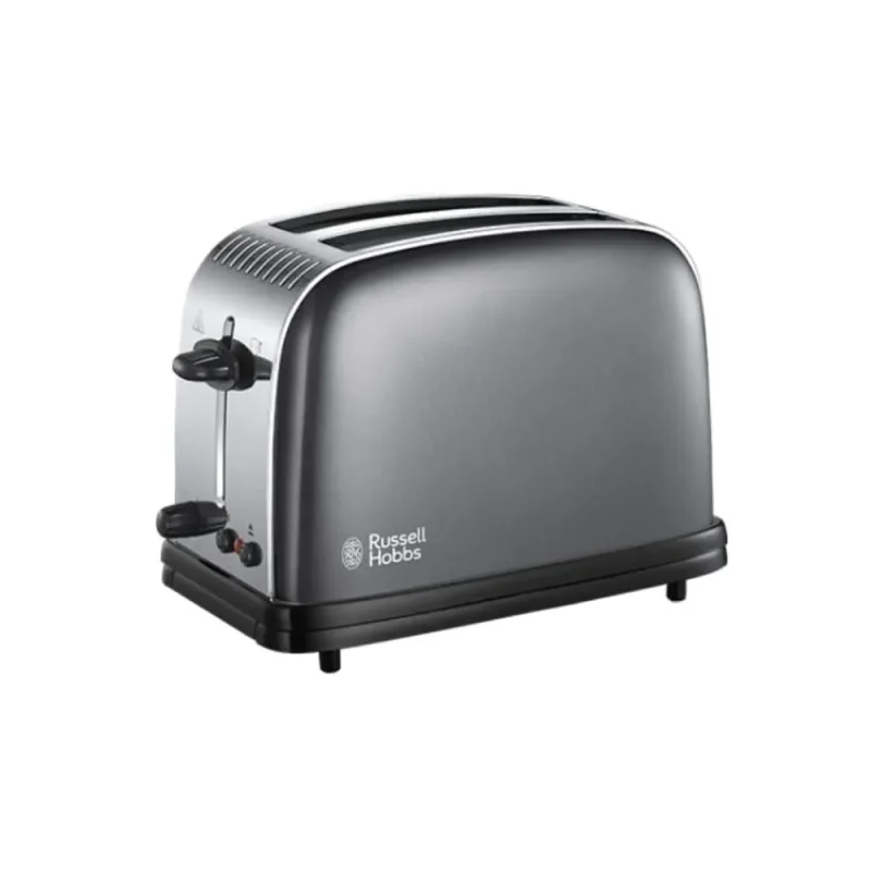 russell hobbs colours plus grey 2 slice toaster 23332