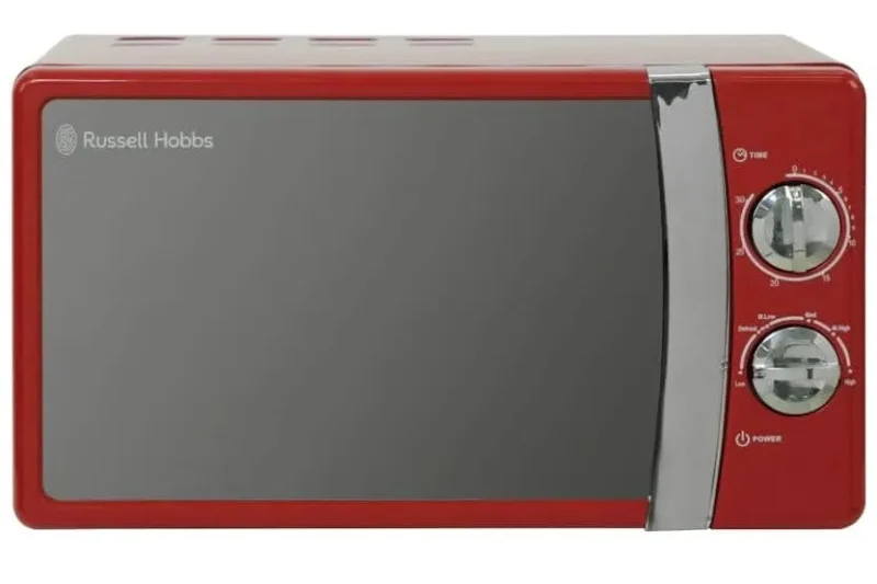 russell hobbs red microwave rhmm701 compact design