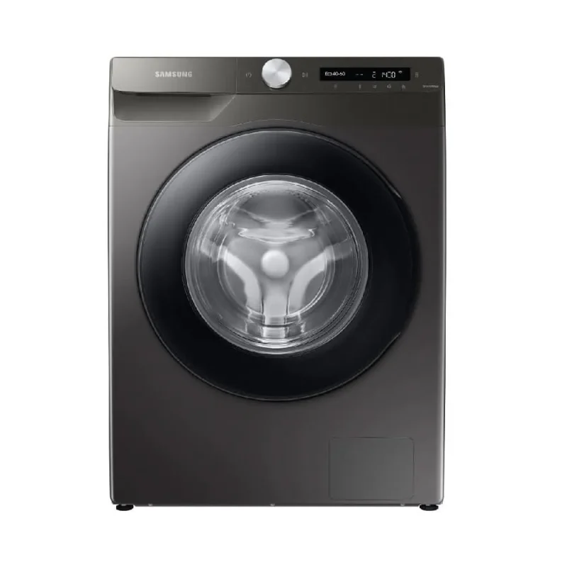 samsung 9kg ecobubble auto dose washing machine 1400 spin platinum silver