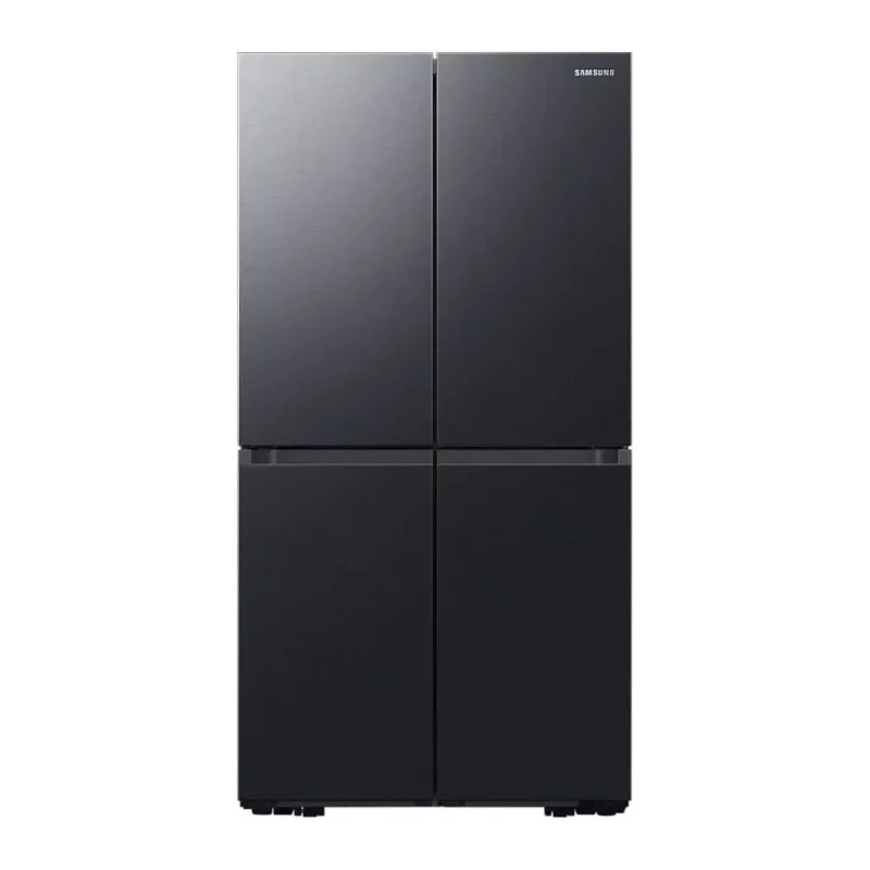 samsung black stainless fridge freezer 185cm x 91cm plumbed water ice rf59c70teb1 eu