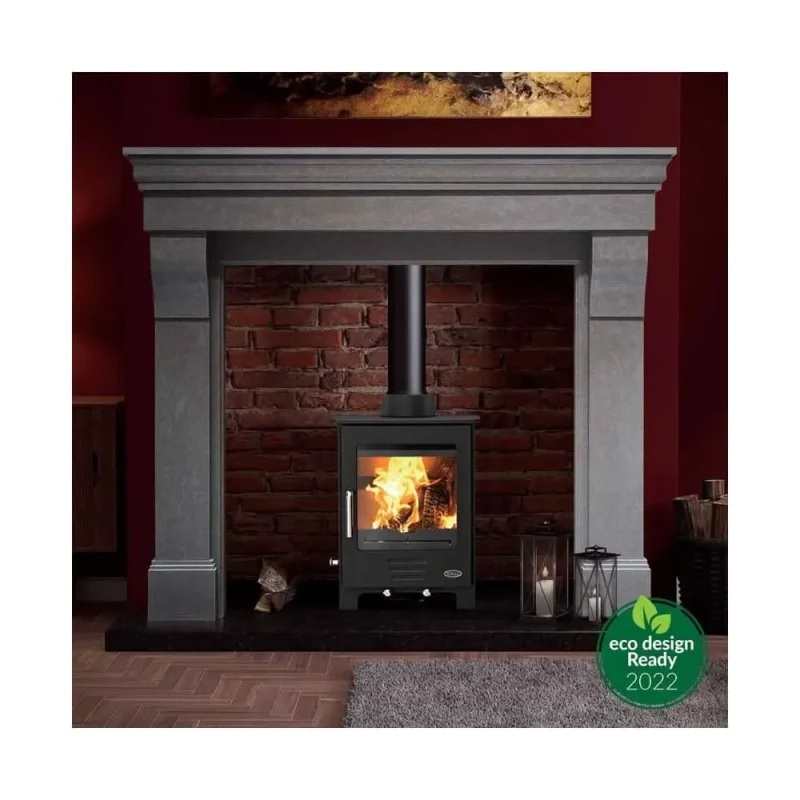 severn 5kw eco multi fuel stove matt black st311