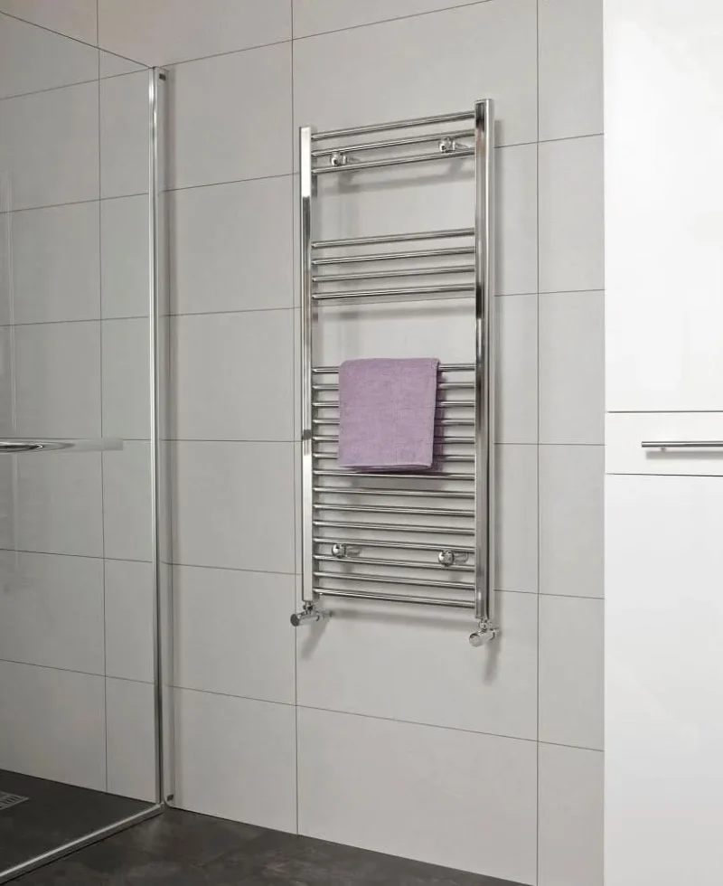 sonas 120x50cm chrome straight radiator stw125scp