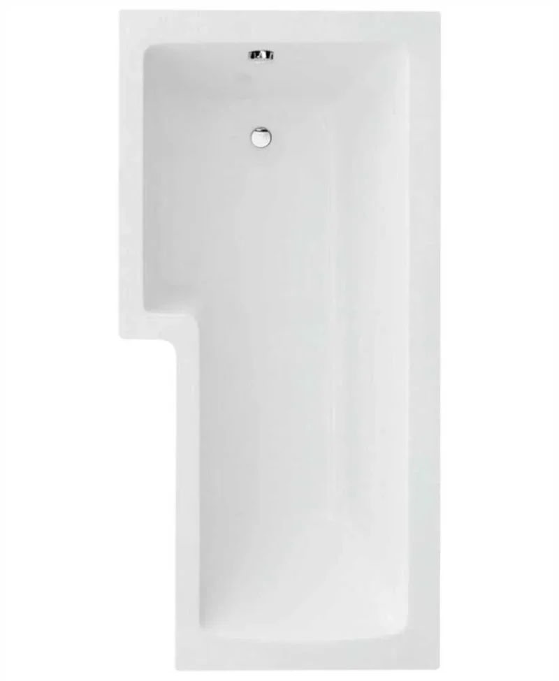 sonas 1700x850mm l shape single ended bath panel sanlsbl