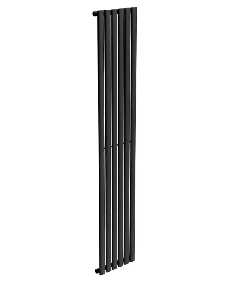 sonas amura 1800x360 black single panel radiator aspv1836bk